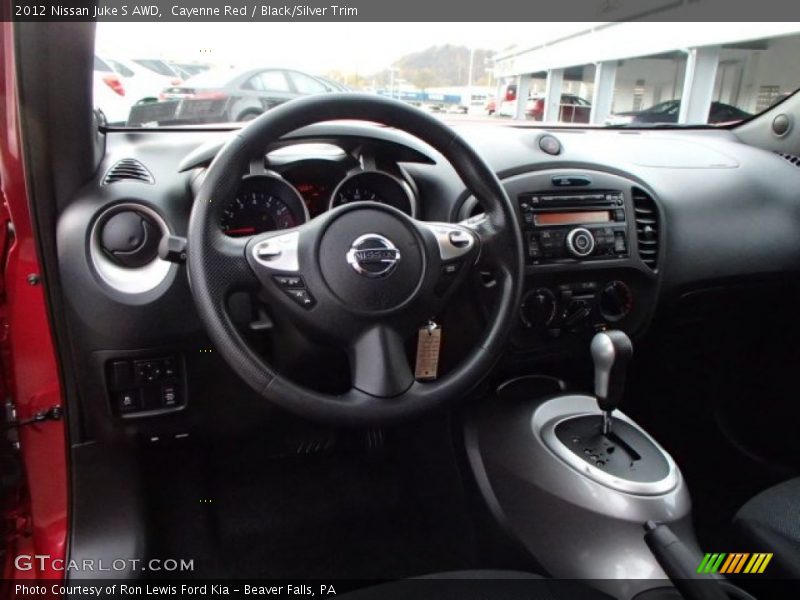 Cayenne Red / Black/Silver Trim 2012 Nissan Juke S AWD