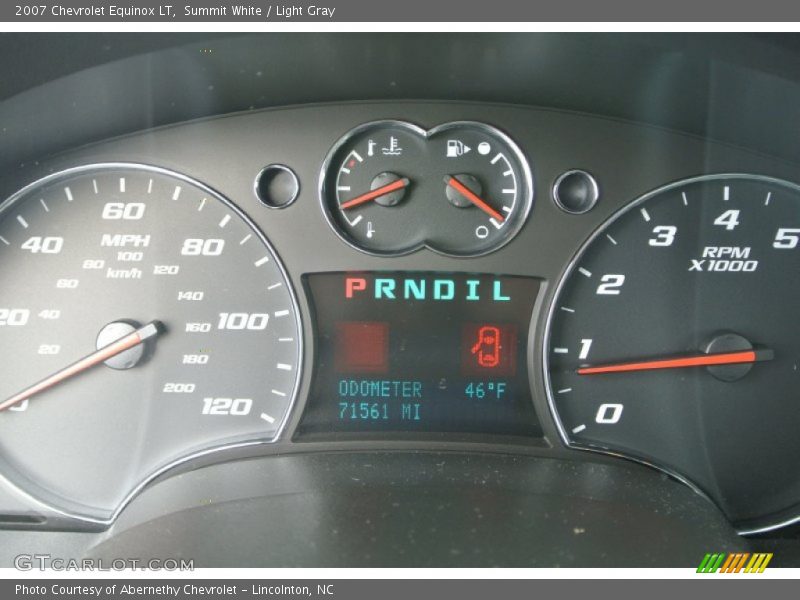 Summit White / Light Gray 2007 Chevrolet Equinox LT