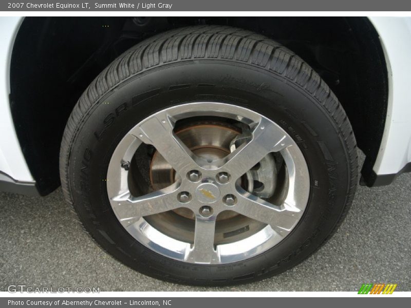 Summit White / Light Gray 2007 Chevrolet Equinox LT