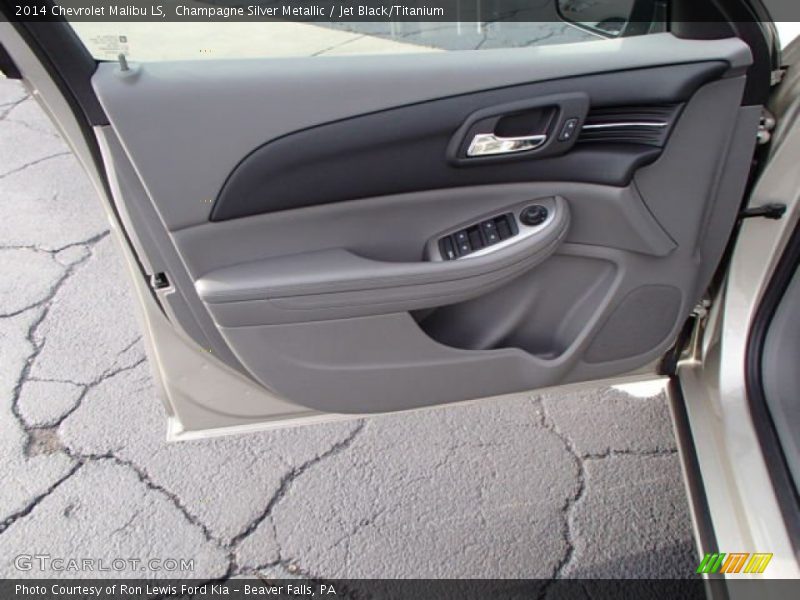 Champagne Silver Metallic / Jet Black/Titanium 2014 Chevrolet Malibu LS