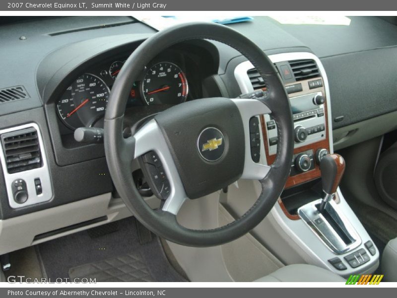 Summit White / Light Gray 2007 Chevrolet Equinox LT