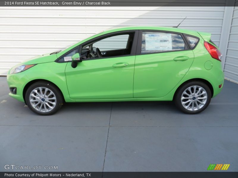  2014 Fiesta SE Hatchback Green Envy