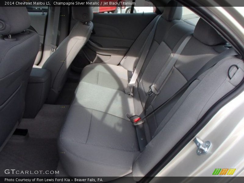 Champagne Silver Metallic / Jet Black/Titanium 2014 Chevrolet Malibu LS