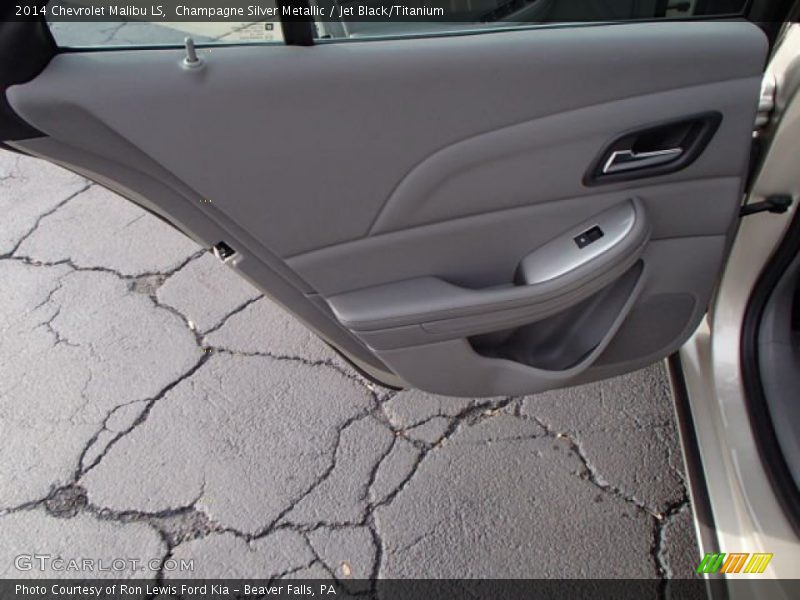 Champagne Silver Metallic / Jet Black/Titanium 2014 Chevrolet Malibu LS