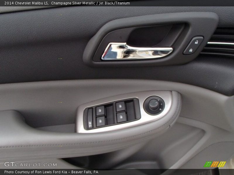 Champagne Silver Metallic / Jet Black/Titanium 2014 Chevrolet Malibu LS