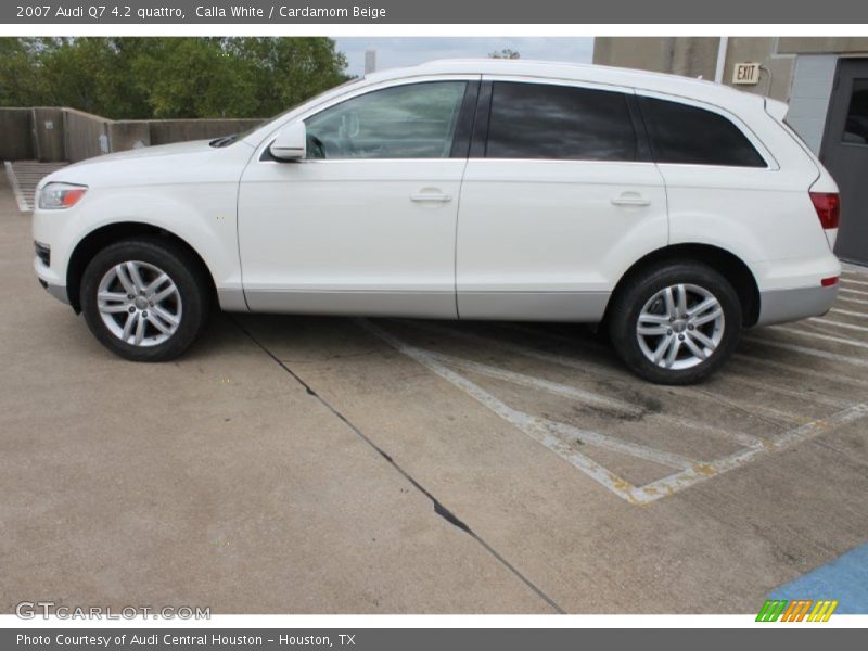Calla White / Cardamom Beige 2007 Audi Q7 4.2 quattro