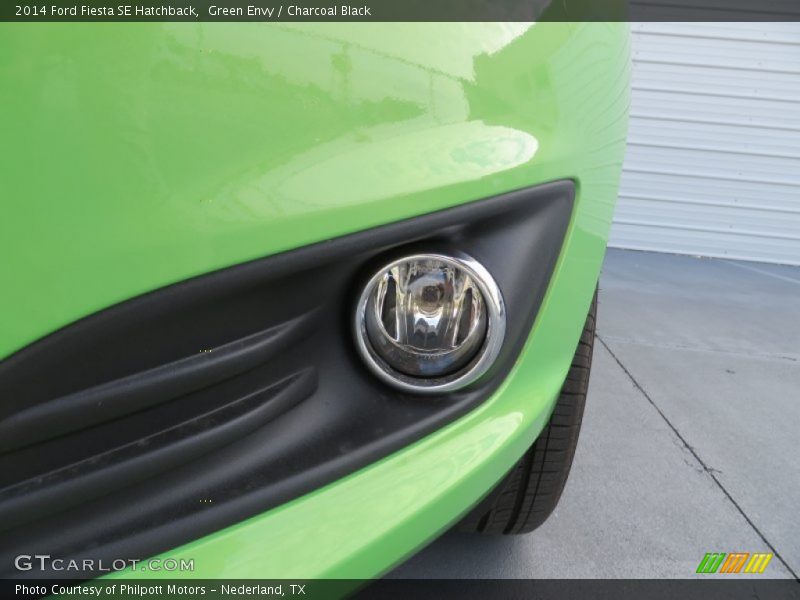 Green Envy / Charcoal Black 2014 Ford Fiesta SE Hatchback