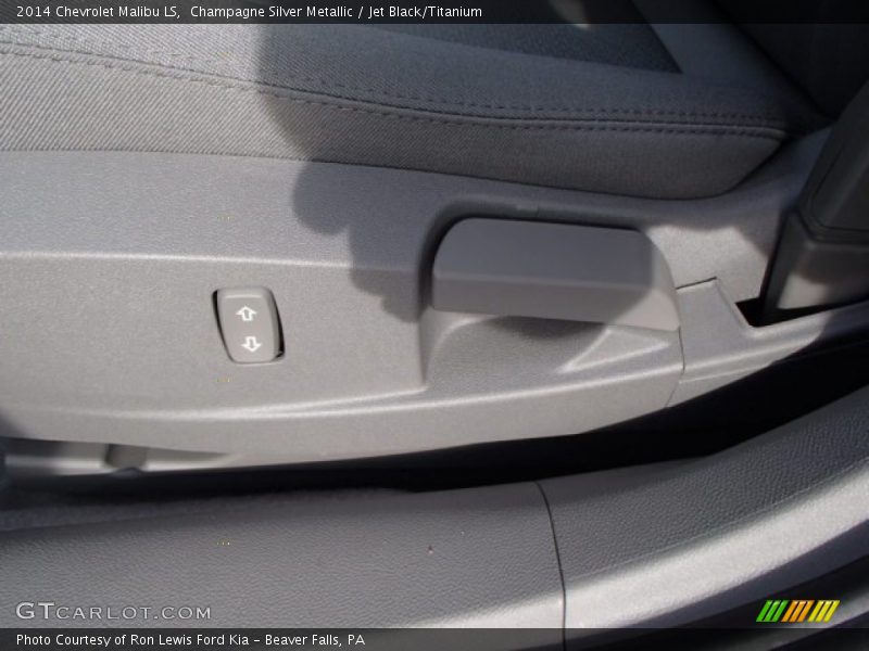 Champagne Silver Metallic / Jet Black/Titanium 2014 Chevrolet Malibu LS