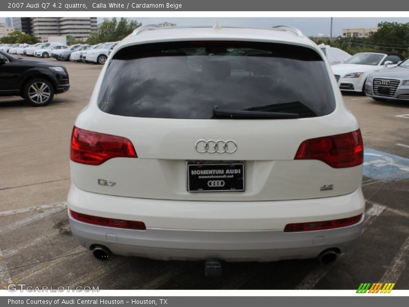 Calla White / Cardamom Beige 2007 Audi Q7 4.2 quattro