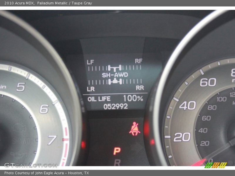 Palladium Metallic / Taupe Gray 2010 Acura MDX