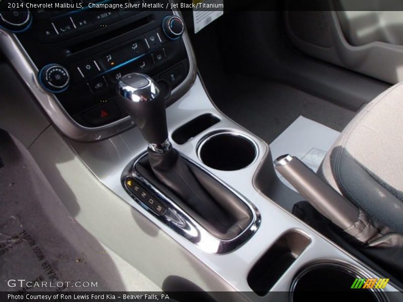 Champagne Silver Metallic / Jet Black/Titanium 2014 Chevrolet Malibu LS