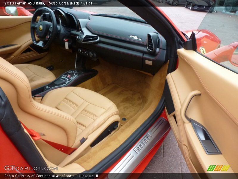 Rosso Corsa (Red) / Beige 2010 Ferrari 458 Italia