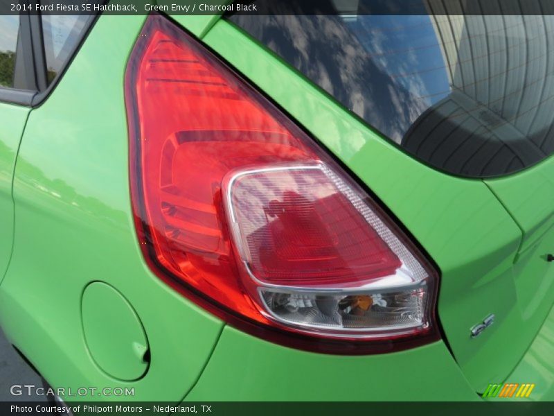 Green Envy / Charcoal Black 2014 Ford Fiesta SE Hatchback