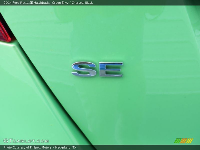 Green Envy / Charcoal Black 2014 Ford Fiesta SE Hatchback