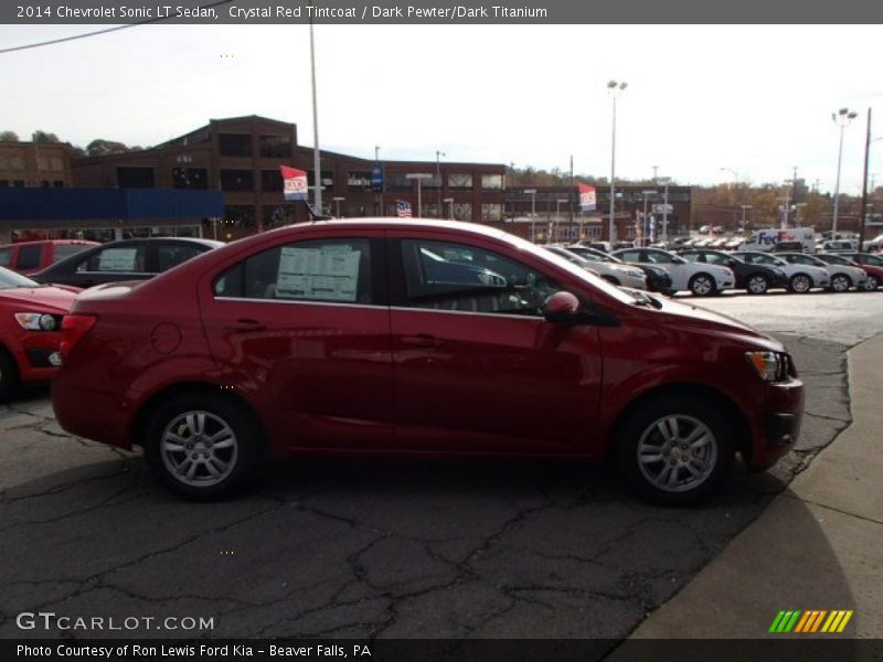 Crystal Red Tintcoat / Dark Pewter/Dark Titanium 2014 Chevrolet Sonic LT Sedan