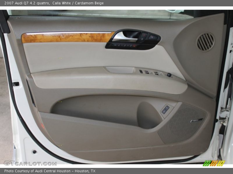 Calla White / Cardamom Beige 2007 Audi Q7 4.2 quattro