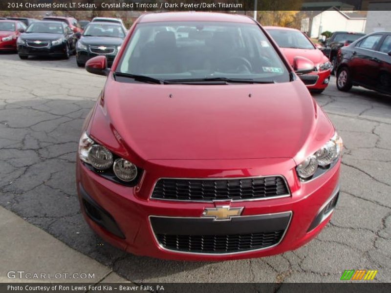 Crystal Red Tintcoat / Dark Pewter/Dark Titanium 2014 Chevrolet Sonic LT Sedan