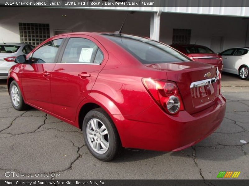 Crystal Red Tintcoat / Dark Pewter/Dark Titanium 2014 Chevrolet Sonic LT Sedan