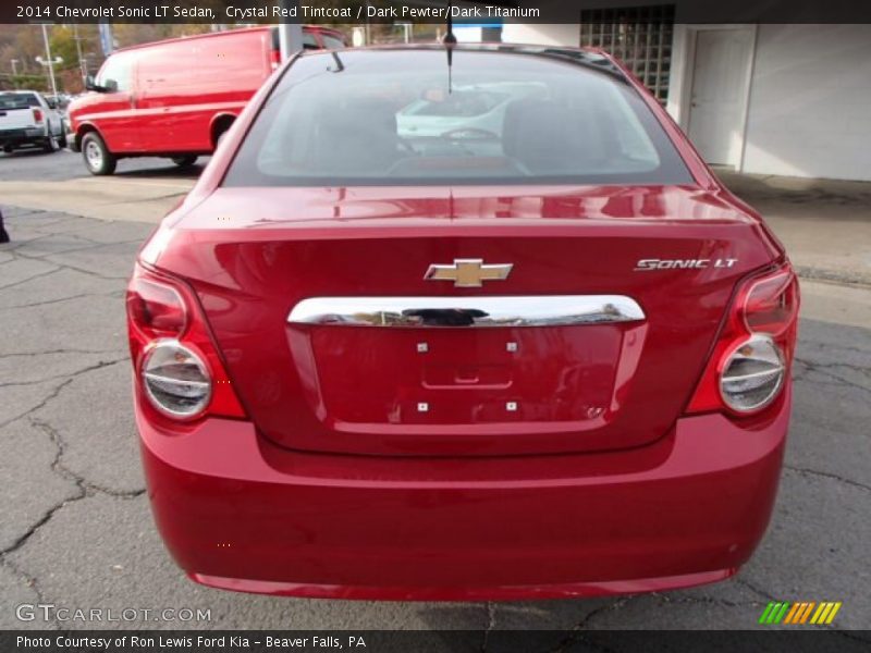 Crystal Red Tintcoat / Dark Pewter/Dark Titanium 2014 Chevrolet Sonic LT Sedan