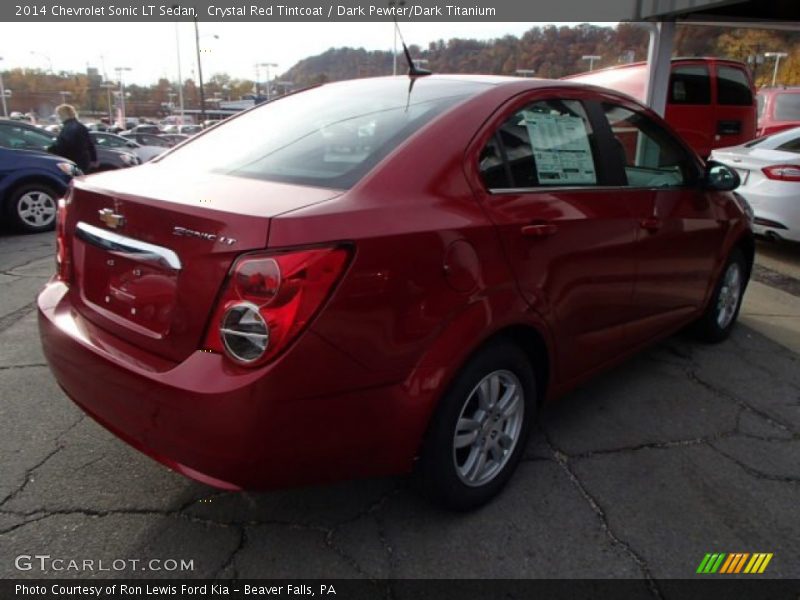 Crystal Red Tintcoat / Dark Pewter/Dark Titanium 2014 Chevrolet Sonic LT Sedan