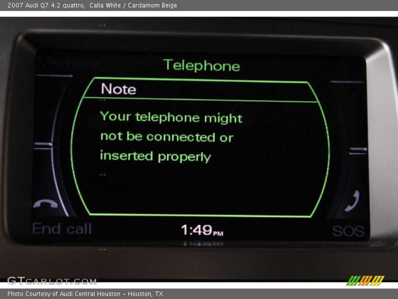 Calla White / Cardamom Beige 2007 Audi Q7 4.2 quattro