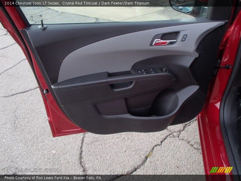 Crystal Red Tintcoat / Dark Pewter/Dark Titanium 2014 Chevrolet Sonic LT Sedan