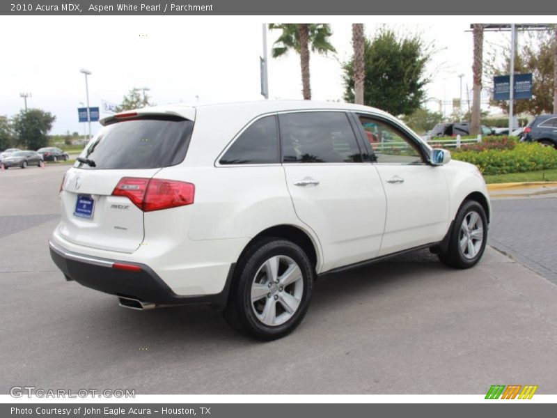 Aspen White Pearl / Parchment 2010 Acura MDX