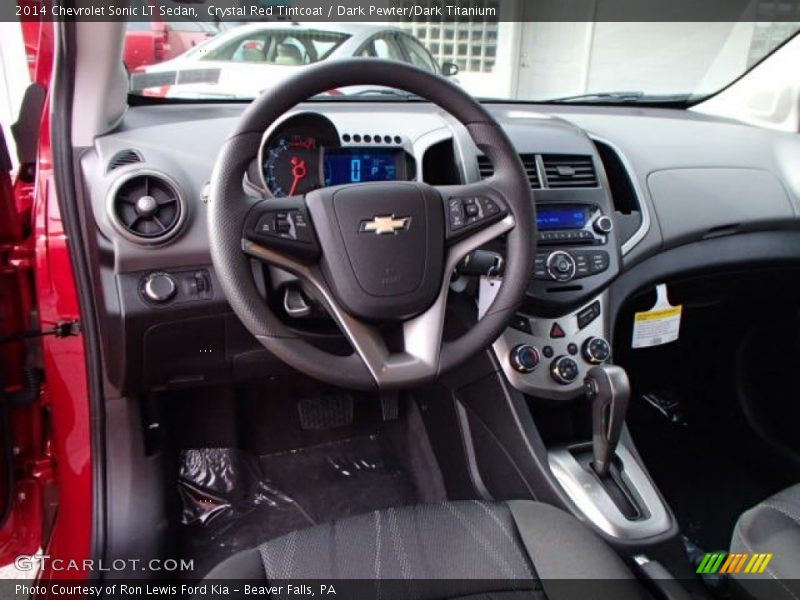 Crystal Red Tintcoat / Dark Pewter/Dark Titanium 2014 Chevrolet Sonic LT Sedan