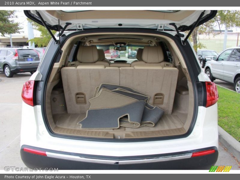 Aspen White Pearl / Parchment 2010 Acura MDX
