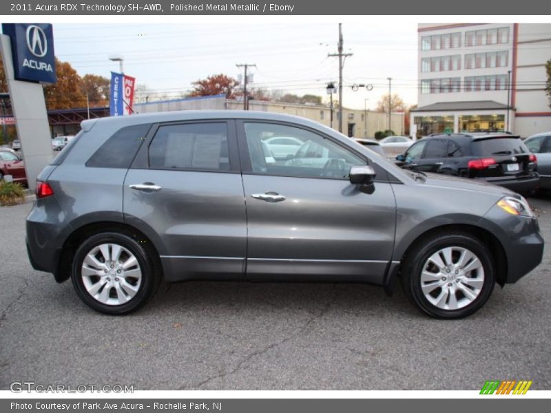 Polished Metal Metallic / Ebony 2011 Acura RDX Technology SH-AWD