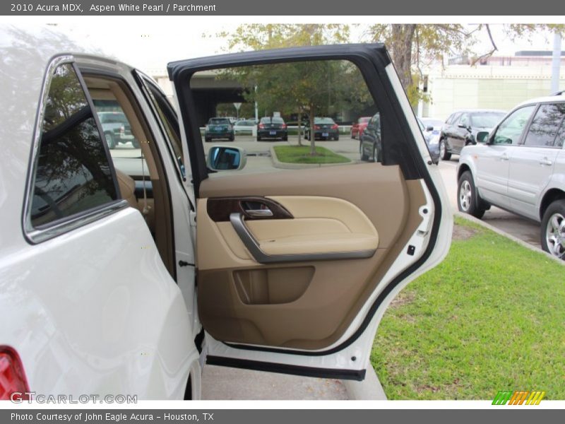 Aspen White Pearl / Parchment 2010 Acura MDX
