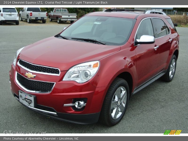 Crystal Red Tintcoat / Light Titanium/Jet Black 2014 Chevrolet Equinox LTZ