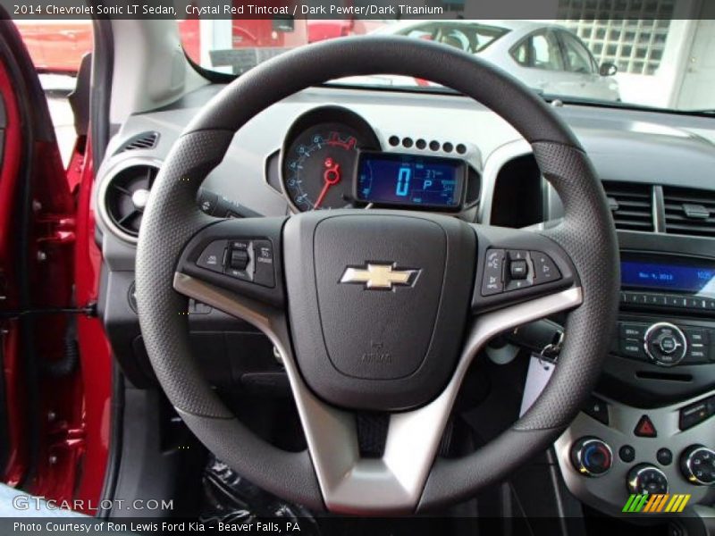 Crystal Red Tintcoat / Dark Pewter/Dark Titanium 2014 Chevrolet Sonic LT Sedan