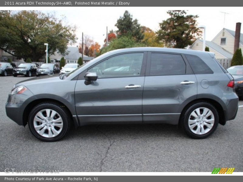 Polished Metal Metallic / Ebony 2011 Acura RDX Technology SH-AWD