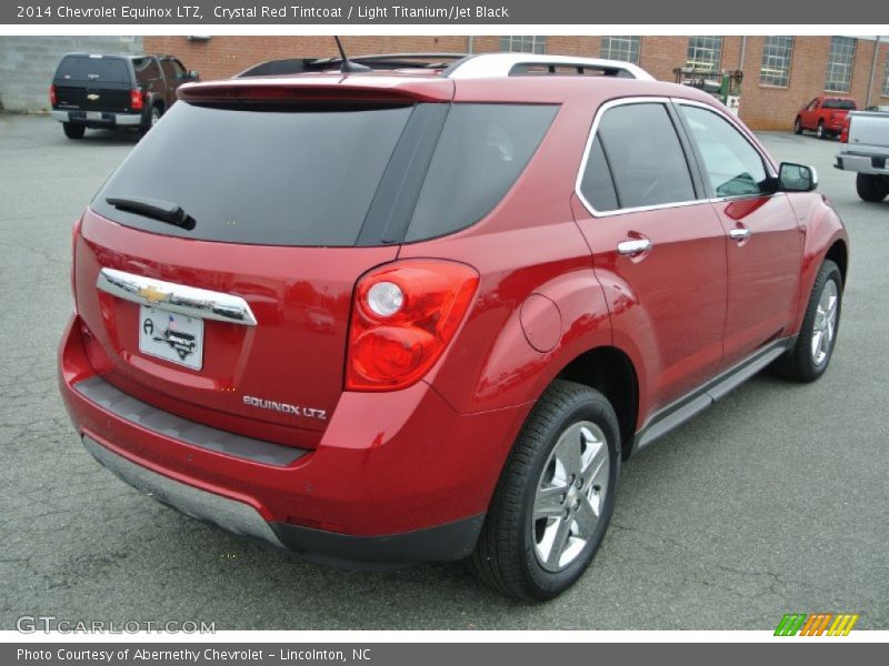 Crystal Red Tintcoat / Light Titanium/Jet Black 2014 Chevrolet Equinox LTZ