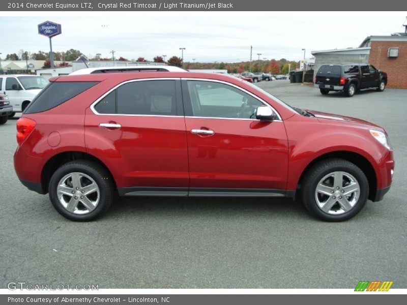 Crystal Red Tintcoat / Light Titanium/Jet Black 2014 Chevrolet Equinox LTZ