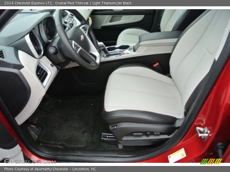 Crystal Red Tintcoat / Light Titanium/Jet Black 2014 Chevrolet Equinox LTZ