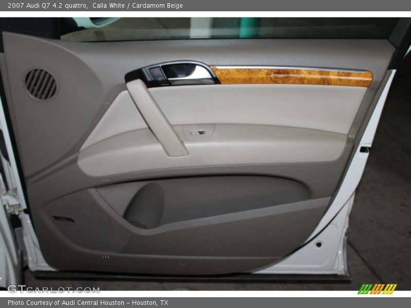Calla White / Cardamom Beige 2007 Audi Q7 4.2 quattro