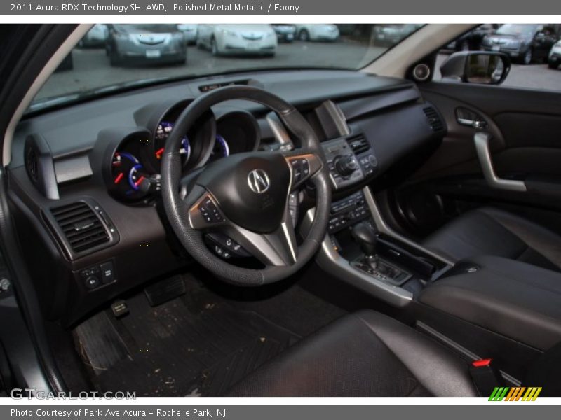 Polished Metal Metallic / Ebony 2011 Acura RDX Technology SH-AWD