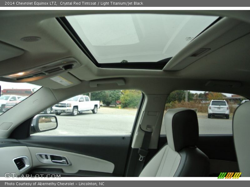 Crystal Red Tintcoat / Light Titanium/Jet Black 2014 Chevrolet Equinox LTZ