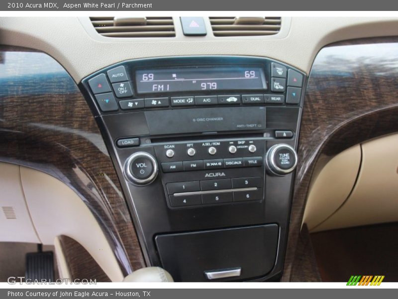 Aspen White Pearl / Parchment 2010 Acura MDX