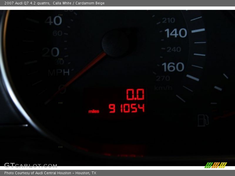 Calla White / Cardamom Beige 2007 Audi Q7 4.2 quattro