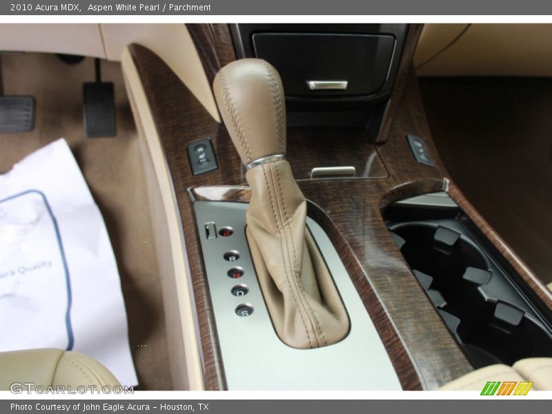 Aspen White Pearl / Parchment 2010 Acura MDX