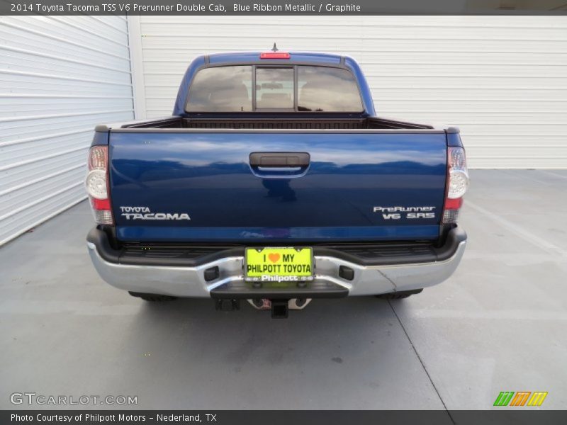Blue Ribbon Metallic / Graphite 2014 Toyota Tacoma TSS V6 Prerunner Double Cab