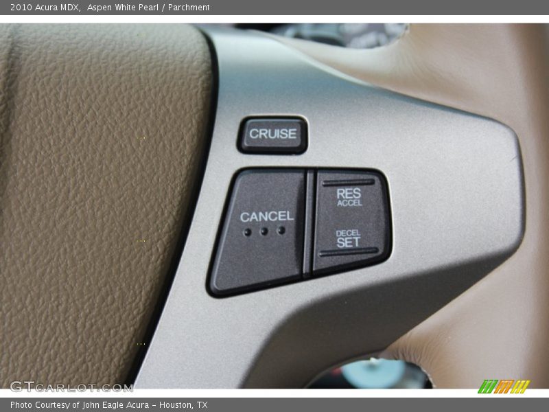 Aspen White Pearl / Parchment 2010 Acura MDX