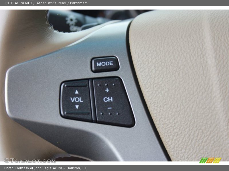 Aspen White Pearl / Parchment 2010 Acura MDX