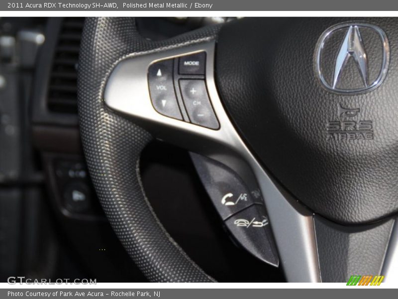 Polished Metal Metallic / Ebony 2011 Acura RDX Technology SH-AWD