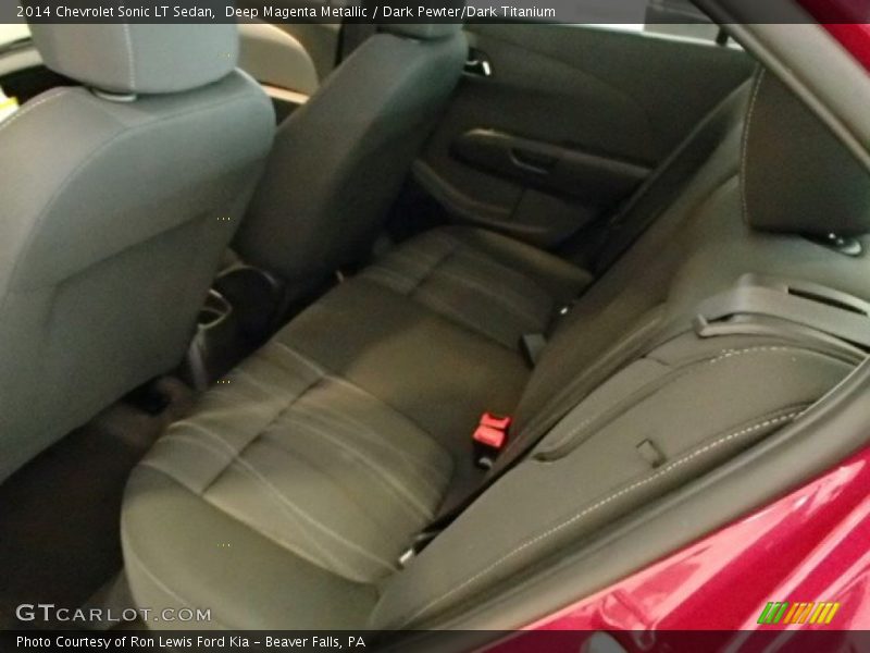 Deep Magenta Metallic / Dark Pewter/Dark Titanium 2014 Chevrolet Sonic LT Sedan
