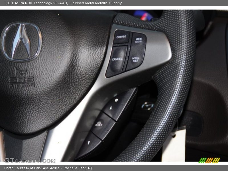 Polished Metal Metallic / Ebony 2011 Acura RDX Technology SH-AWD