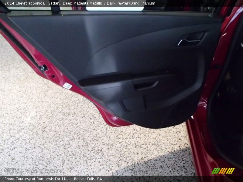 Deep Magenta Metallic / Dark Pewter/Dark Titanium 2014 Chevrolet Sonic LT Sedan